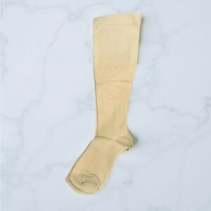 Beige-Nude Knee-High Compression Stockings 2XL